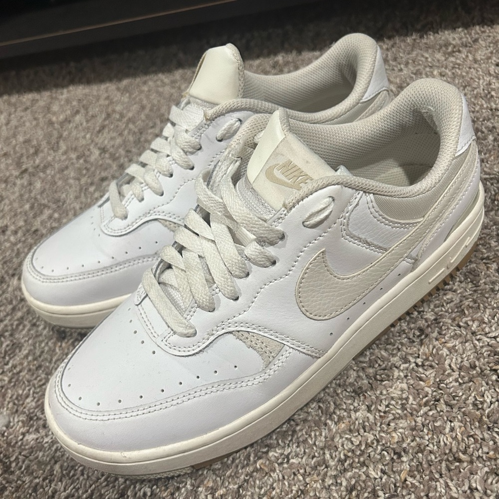 Nike Cream and White Sneakers